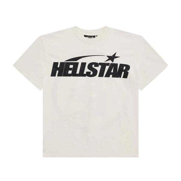 Hellstar Classic Tee Regular Print 'White/Black' by Hellstar - NWAHype No.1 for streetwear T-Shirts in USA