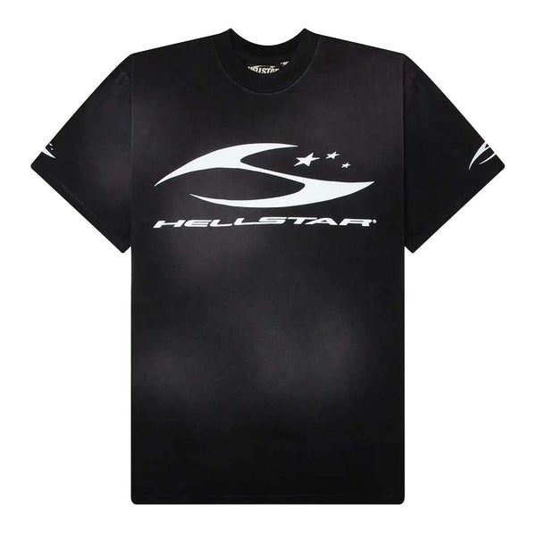 Hellstar H Cursive Logo Tee Black by Hellstar - NWAHYPE No.1 for streetwear T-Shirts in USA