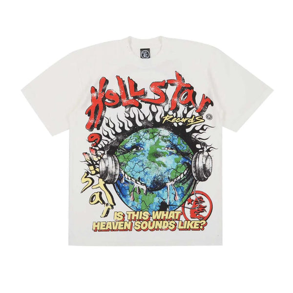 Hellstar Heaven on Earth Tee Cream by Hellstar - NWAHype 1 for streetwear T-Shirts in USA