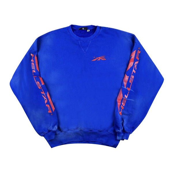 Hellstar Sport Crewneck 'Blue' by Hellstar - NWAHype No.1 for streetwear Hoodies in USA