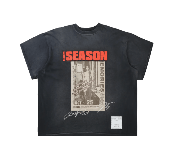 HMDD Hidden Season Black Tee by HMDD - NWAHype No.1 for streetwear T-Shirts in USA