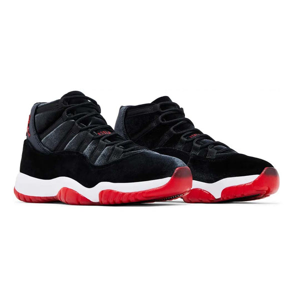 Jordan 11 Retro Bred Velvet (Women's) by Air Jordan - NWAHYPE No.1 for streetwear Sneakers in USA
