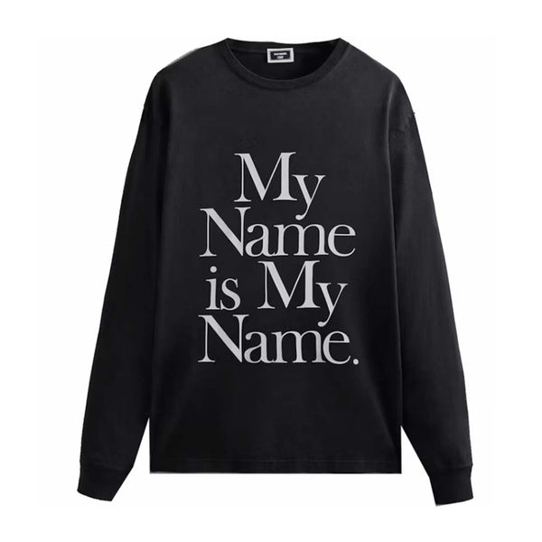 Kith The Wire My Name Is My Name Vintage Long Sleeve Tee Black by Kith - NWAHYPE No.1 for streetwear T-Shirts in USA