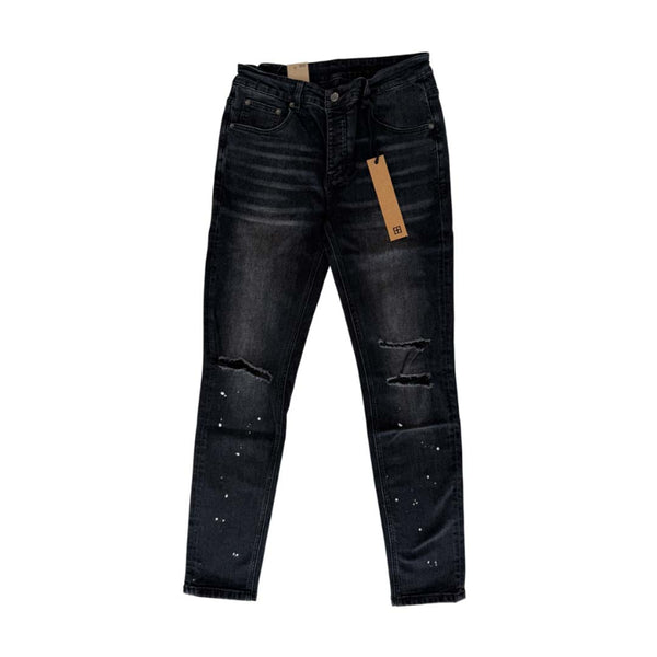 Ksubi Van Winkle Ace Black Sliced Jeans Black by Ksubi - NWAHYPE No.1 for streetwear Pants in USA