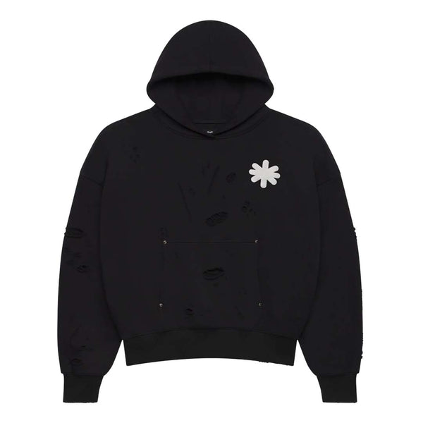 Lost Shadows Dstry Double Layer Hoodie Black by Lost Shadows - NWAHYPE No.1 for streetwear Hoodies in USA