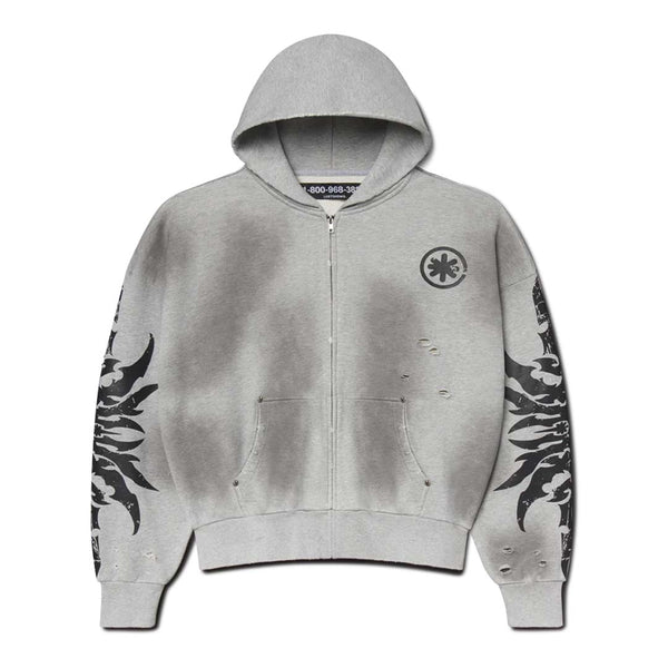 Lost Shdws Complexcon Zip Up Hoodie Dirty Grey by Lost Shadows - NWAHYPE No.1 for streetwear Hoodies in USA