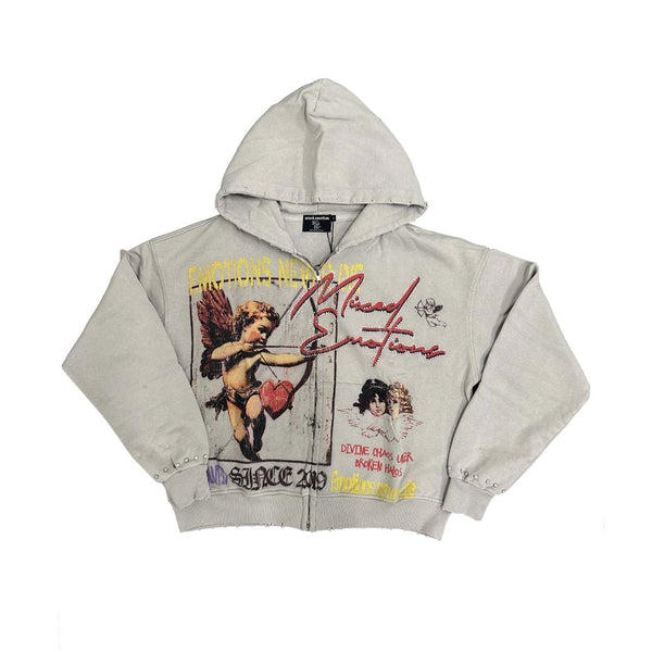 Mixed Emotions Broken Halo Hoodie by Mixed Emotions - NWAHYPE No.1 for streetwear Hoodies in USA