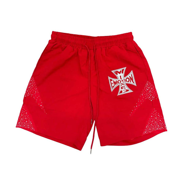 Mixed Emotions Classic Nylon Shorts Red by Mixed Emotions - NWAHYPE No.1 for streetwear Shorts in USA