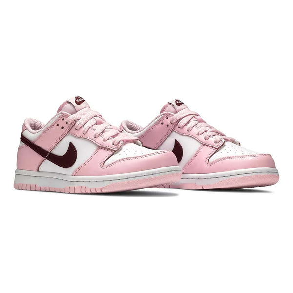 Nike Dunk Low Pink Foam Red White (GS) by Nike - NWAHype 1 for streetwear Sneakers in USA