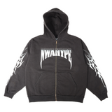 NWA Hype Faded Zip Up Hoodie