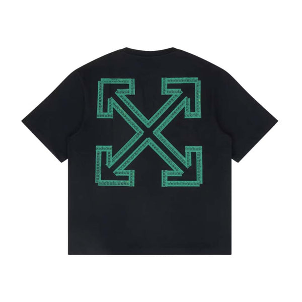 Off White Tape Arrow Black Mint Tee by Off White - NWAHYPE No.1 for streetwear T-Shirts in USA