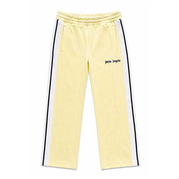 Palm Angels KIDS Classic Logo Track Pants Yellow Navy by Palm Angels - NWAHYPE No.1 for streetwear KIDS in USA