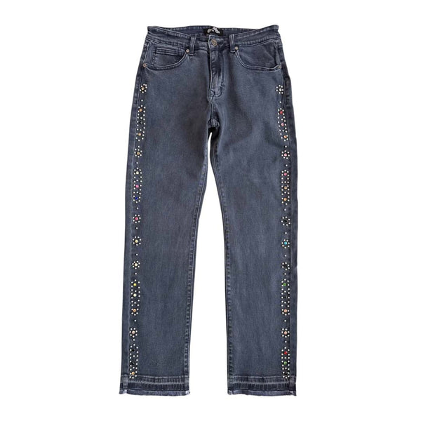 Prestige Eden Denim Rhinestone Jeans Blue by Prestige - NWAHYPE No.1 for streetwear Pants in USA