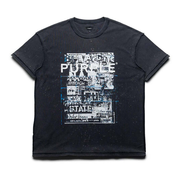 Purple Brand Inside Out Collage Black Tee by Purple Brand - NWAHYPE No.1 for streetwear T-Shirts in USA