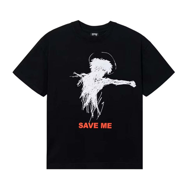 Revenge X Save Me Black Tee by Revenge - NWAHYPE No.1 for streetwear T-Shirts in USA