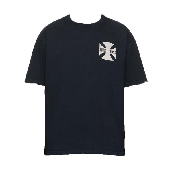 Rhude Boys West Coast Black Tee by Rhude - NWAHYPE No.1 for streetwear T-Shirts in USA