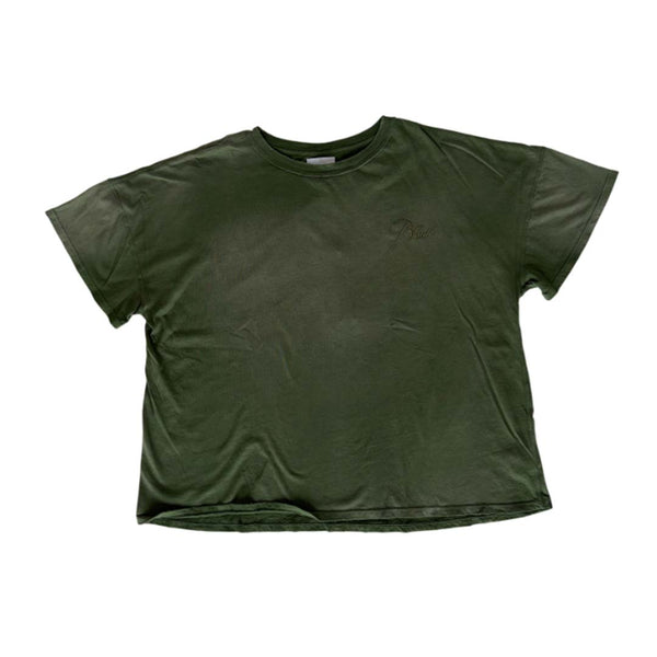Rhude Reverse Olive Green Tee by Rhude - NWAHYPE No.1 for streetwear T-Shirts in USA