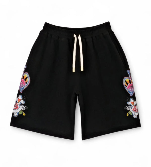 Righteous Risen King Shorts Black by Righteous - NWAHype 1 for streetwear Shorts in USA