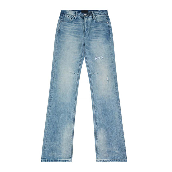 RtA Denis Flared Denim Medium Blue Jeans by RtA - NWAHYPE No.1 for streetwear Pants in USA