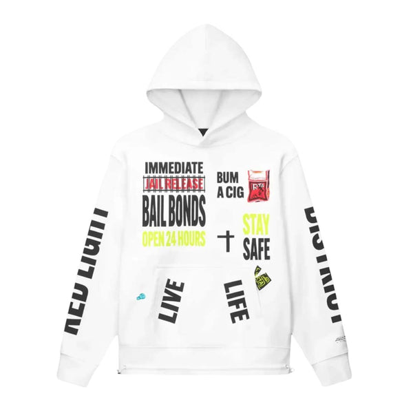 RtA Jordan Underground Hoodie White by RtA - NWAHYPE No.1 for streetwear Hoodies in USA