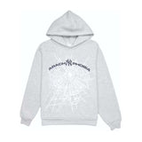 Sp5der Arach NY Phobia Hoodie Ash Grey