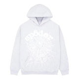 Sp5der OG Web Heather Grey Hoodie