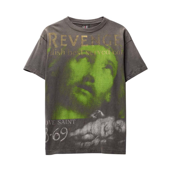 Saint Michael x Berberjin Revenge Tee Faded Black Green by Saint Michael - NWAHYPE No.1 for streetwear T-Shirts in USA
