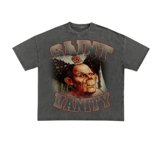 Saint Vanity HOQ Grey Tee by Saint Vanity - NWAHype 1 for streetwear T-Shirts in USA