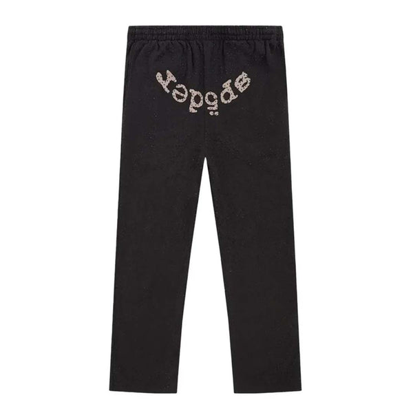 Sp5der AOP Webstone Sweatpants Black by Sp5der - NWAHype No.1 for streetwear Pants in USA