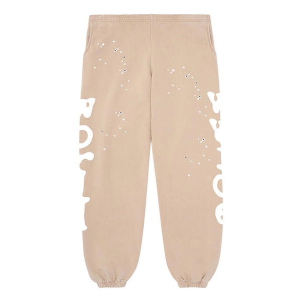 Sp5der Beluga Sand Sweatpants by Sp5der - NWAHype 1 for streetwear Pants in USA