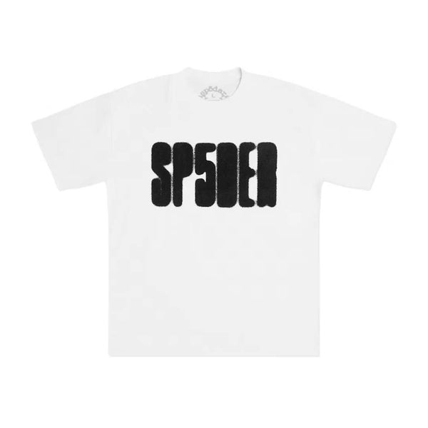 Sp5der Focused Logo Tee White by Sp5der - NWAHYPE No.1 for streetwear T-Shirts in USA