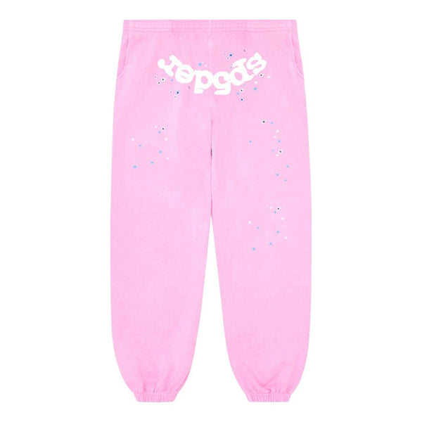 Sp5der OG Web Pink Sweatpants 'Pink' by Sp5der - NWAHype 1 for streetwear Pants in USA