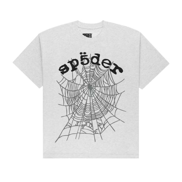 Sp5der OG Web V2 Tee Heather Grey by Sp5der - NWAHYPE No.1 for streetwear T-Shirts in USA