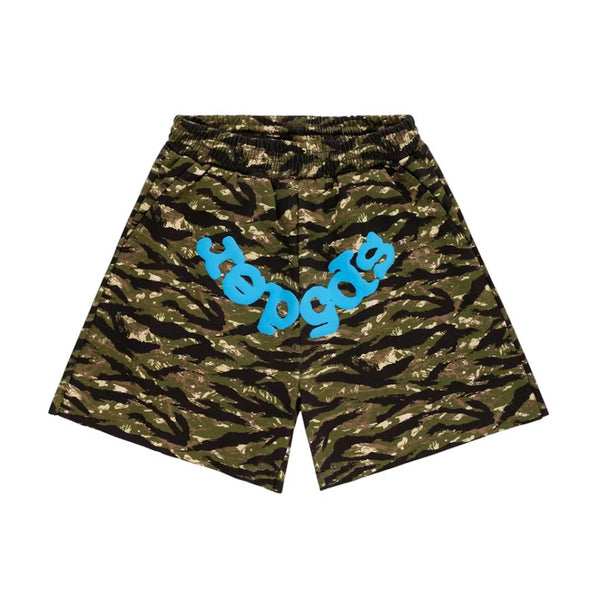Sp5der OG Web V2 Tiger Camo Sweatshort by Sp5der - NWAHYPE No.1 for streetwear Shorts in USA