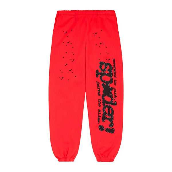 Sp5der P*NK V2 Sweatpant 'Red' by Sp5der - NWAHype 1 for streetwear Pants in USA