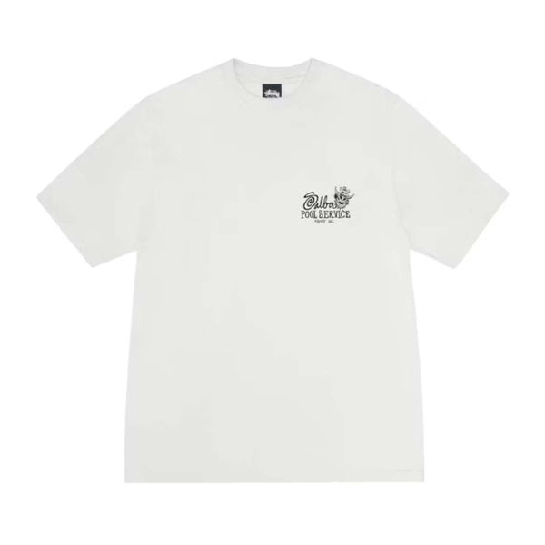 Stussy Pool Service White Tee by Stussy - NWAHYPE No.1 for streetwear T-Shirts in USA