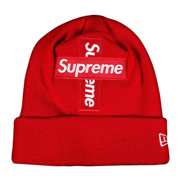 Supreme Beanie Cross Box Logo Red by Supreme - NWAHype No.1 for streetwear Beanies in USA