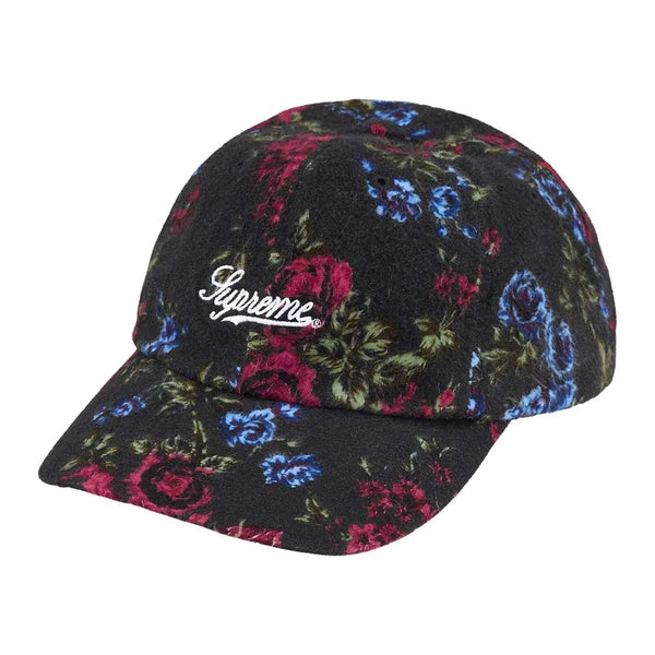 Supreme Floral Flannel 6 Panel Black Hat by Supreme - NWAHYPE No.1 for streetwear Hats in USA
