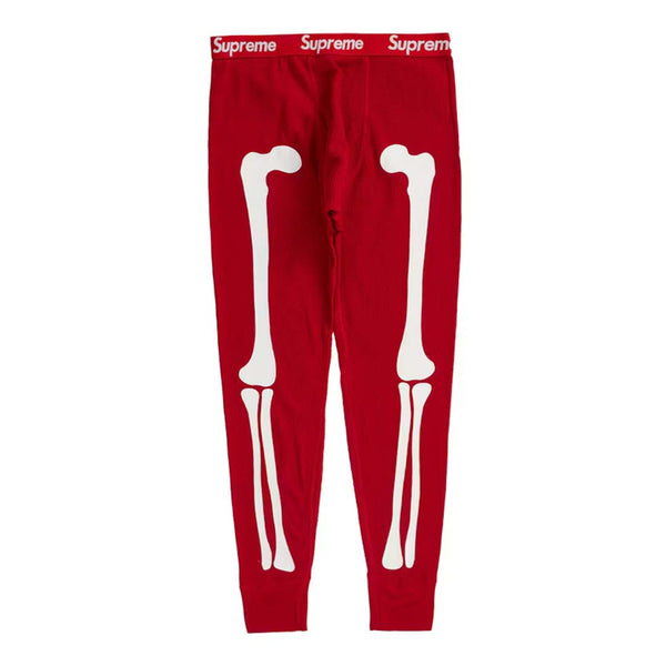 Supreme Hanes Bones Thermal Pant (1 Pack) Red by Supreme - NWAHYPE No.1 for streetwear Pants in USA