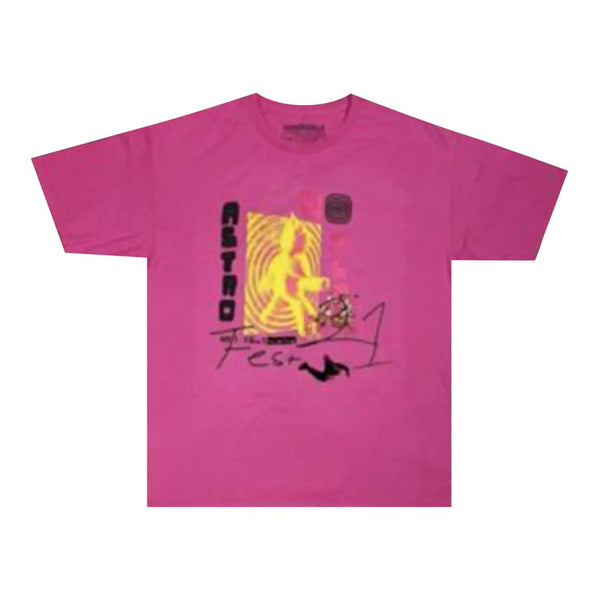 Travis Scott Other Side Tee Pink by Travis Scott - NWAHYPE No.1 for streetwear T-Shirts in USA