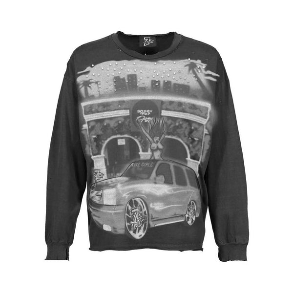 Triple Sevens Booby Trap Long Sleeve Tee Black by Triple Sevens - NWAHYPE No.1 for streetwear T-Shirts in USA