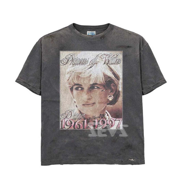 Triple Sevens Diana Grey Wash Tee by Triple Sevens - NWAHYPE No.1 for streetwear T-Shirts in USA