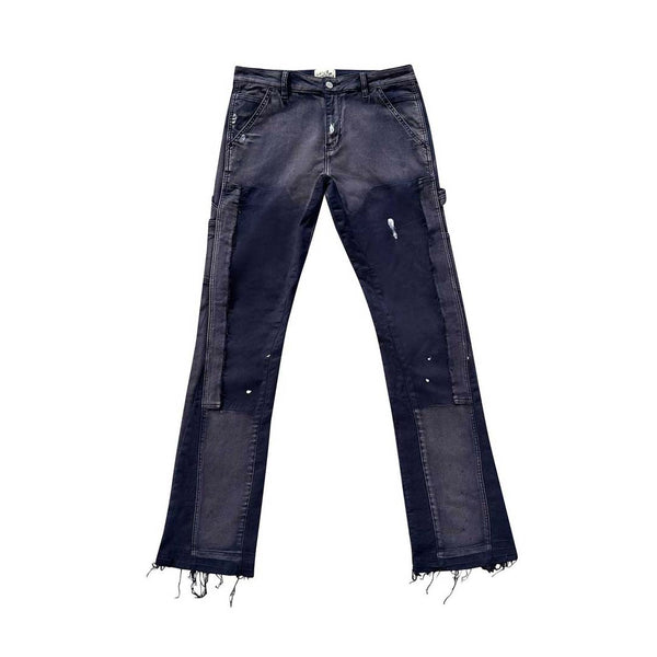Triple Sevens Flare Jeans Navy by Triple Sevens - NWAHype No.1 for streetwear Pants in USA