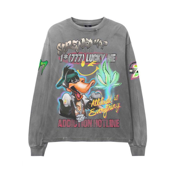 Triple Sevens Graffiti Concrete Long Sleeve Tee by Triple Sevens - NWAHYPE No.1 for streetwear T-Shirts in USA