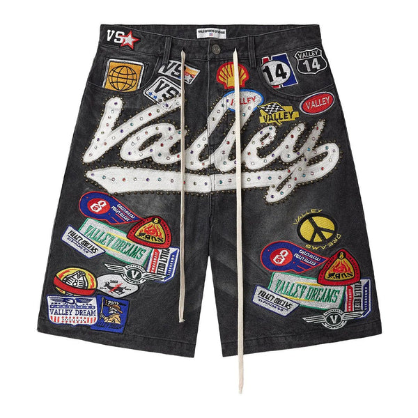 Vale Forever 1980s Jorts 'Black Wash' by Vale Forever - NWAHype 1 for streetwear Shorts in USA