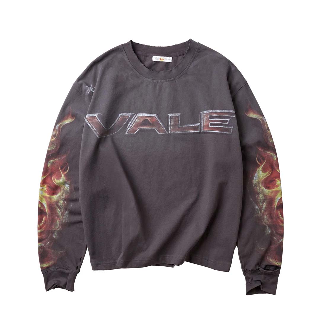 Vale Forever Budokai Long Sleeve Faded Black Tee – NWAHYPE