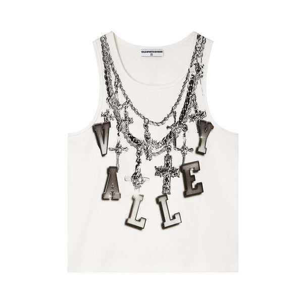 Vale Forever Chain Tank 'White' by Vale Forever - NWAHYPE No.1 for streetwear T-Shirts in USA