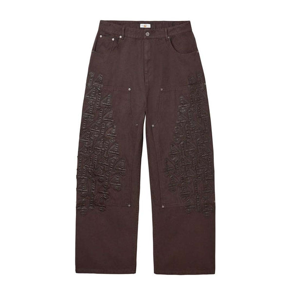 Vale Forever Charlie Denim Pants Brown by Vale Forever - NWAHYPE No.1 for streetwear Pants in USA