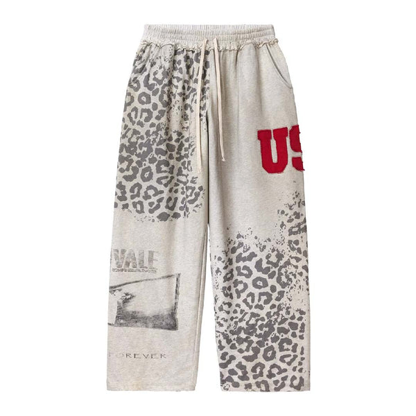 Vale Forever Cheetah Sweats 'Grey' by Vale Forever - NWAHype No.1 for streetwear Pants in USA