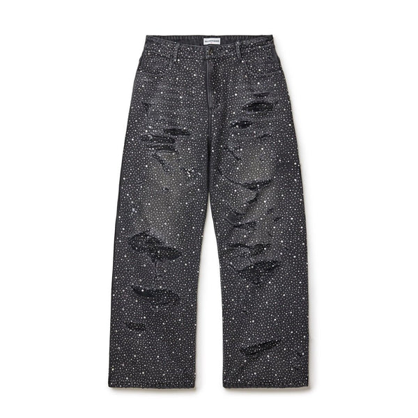 Vale Forever Crystal Rain Denim Black by Vale Forever - NWAHYPE No.1 for streetwear Pants in USA